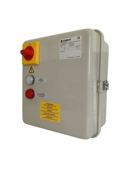 Panneau de commande triphasé Lowara 108520800 Qtd/07-15 pour pompe submersible 400 V 2,5-4 A